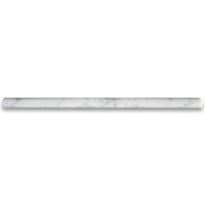 Shop Carrara White Marble 5/8x12 Pencil Liner Trim Molding Polished Shop Carrara White Marble 5/8x12 Pencil Liner Trim Molding Polished