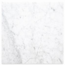 Carrara White 18x18 Tile Honed