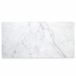 Carrara White 12x24 Tile Honed