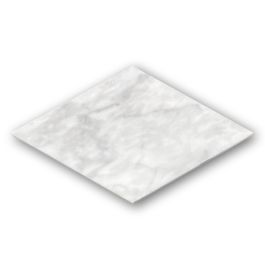 Carrara Marble Italian White Carrera 4x8 Rhomboid Diamond Tile Polished
