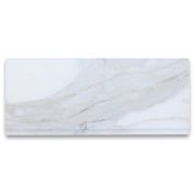 Calacatta Gold Marble 5x12 Baseboard Trim Molding Honed