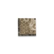 Surf Emperador 4x4 Marble Mosaic Border Corner Tile Tumbled