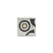 Ripple White 5.1x5.1 Marble Mosaic Border Corner Tile Tumbled