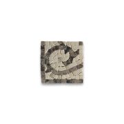 Vine Emperador 4x4 Marble Mosaic Border Corner Tile Tumbled