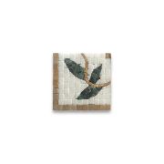 Olive Branch Green 4x4 Marble Mosaic Border Corner Tile Tumbled