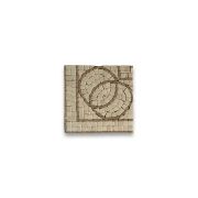 Circle Beige 5.5x5.5 Marble Mosaic Border Corner Tile Tumbled