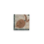 Bud Yellow Wooden 4.7x4.7 Marble Mosaic Border Corner Tile Polished Tumbled