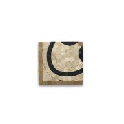 Wishingstar Gold 4x4 Marble Mosaic Border Corner Tile Polished