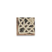 Cythera Sunny 4.7x4.7 Marble Mosaic Border Corner Tile Tumbled