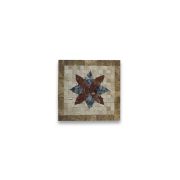 Floral Noce 6x6 Marble Mosaic Border Corner Tile Polished