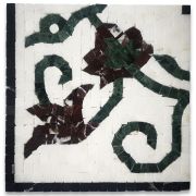 Amethyst Levanto 7.9x7.9 Marble Mosaic Border Corner Tile Polished
