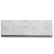 Carrara White 4x12 Baseboard Trim Molding Honed