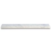 Carrara White Marble 1-1/8x12 Beveled Pencil Edging Trim Molding Polished
