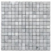 Carrara White 3/4x3/4 Square Mosaic Tile Polished