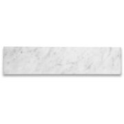 Carrara White Marble 3x12 Subway Tile Honed