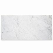Carrara White 6x12 Subway Tile Polished