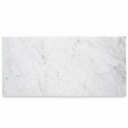 Carrara White Marble 6x12 Subway Tile Polished