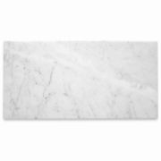 Carrara White 9x18 Subway Tile Honed