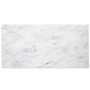 Carrara White 9x18 Subway Tile Polished