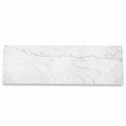 Carrara White Marble 12x36 Tile Honed