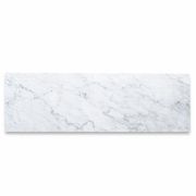 Carrara White 12x36 Tile Polished