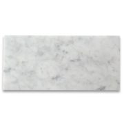 Carrara White Marble 4x8 Tile Polished