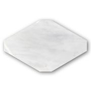 Carrara White 4x8 Rhomboid Long inch Octagon Tile Polished