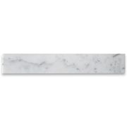 Carrara White 2x12 Tile Polished