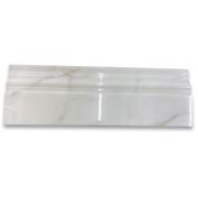 (Sample) Calacatta Gold Marble 4x12 Baseboard Crown Molding Polished