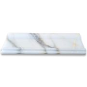 Calacatta Gold Marble 4x12 Plaza Trim Molding Polished