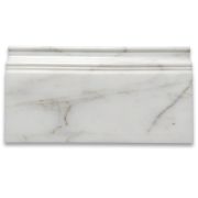 Calacatta Gold Marble 6x12 Skirting Baseboard Trim Molding Polished