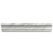 Calacatta Gold 2x12 Chair Rail Trim Molding Honed