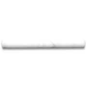 Calacatta Gold Marble 1x12 Quarter Round Covering Edge Pencil Liner Trim Molding Polished