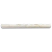 (Sample) Calacatta Gold Marble 5/8x12 Pencil Liner Trim Molding Polished