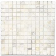 Calacatta Gold Marble 3/4x3/4 Square Mosaic Tile Polished