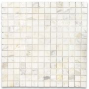 Calacatta Gold Marble 3/4x3/4 Square Mosaic Tile Polished