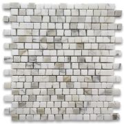 Calacatta Gold 3/4x3/4 Hand Clipped Random Broken Mosaic Tile Polished