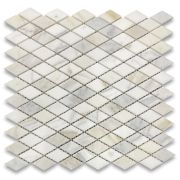 Calacatta Gold 1x1-7/8 Rhomboid Diamond Mosaic Tile Honed