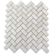 Moleanos Beige 1x2 Herringbone Mosaic Tile Honed