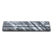 Bardiglio Gray Marble 2-1/2x12 Chair Rail Trim Molding Honed