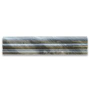 Bardiglio Gray 2-1/2x12 Chair Rail Trim Molding Polished