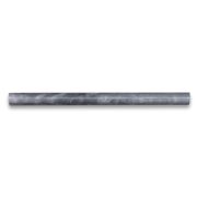 Bardiglio Gray 3/4x12 Pencil Liner Trim Molding Polished