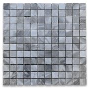 Bardiglio Gray 1x1 Square Mosaic Tile Honed