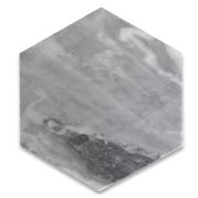 Bardiglio Gray 6 inch Hexagon Tile Honed