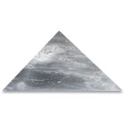 Bardiglio Gray Marble 12x12x17 Triangle Tile Polished