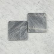 Bardiglio Gray Marble 4x4 Tile Honed