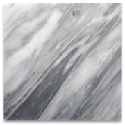 Bardiglio Gray Marble 4x4 Tile Polished