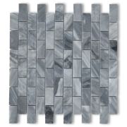 Bardiglio Gray 1x2 Medium Brick Mosaic Tile Polished