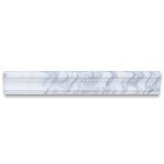 Statuary White Marble 2x12 Chair Rail Trim Molding Honed