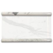 Statuary White Marble 3/4x12 Pencil Liner Trim Molding Polished